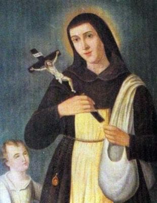 Detail of A Holy Card of Saint Marina Marino Date And Artist Unknown