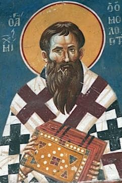 Detail of A Frescoe of Saint Michael of Synnada C1295 By Eutychios And Michale Astrapas Church of Saint Kliment Ohridski Ohrid Macedonia