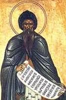 Icon of Saint Nilus The Elder Yakov Bogatenko 1904