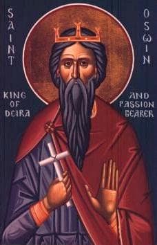 Icon of Saint Oswine of Deira Date And Artist Unknown