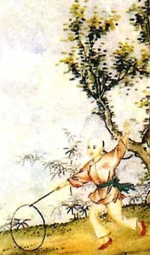 Detail of A Holy Card of Saint Paulus Lang Fu Date And Artist Unknown