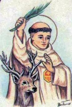 Detail of An Italian Holy Card of Saint Pierre De Cervis By Bertoni Date Unknown