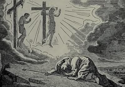 Saint Porphyry Bishop From Pictorial Lives of The Saints