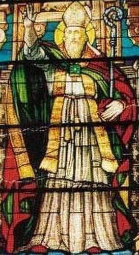 Saint Prospero of Tarragona Stained Glass Window Date Location And Artist Unknown