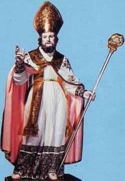 Detail of An Italian Holy Card of Saint Renato of Sorrento Date And Artist Unknown