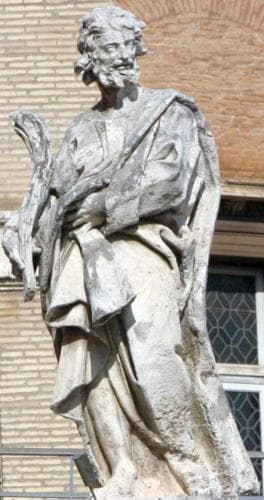 Statue of Saint Rufus of Rome By Matteo Tomassini C1703 Colonnade of Saint PeterS Basilica Rome Italy