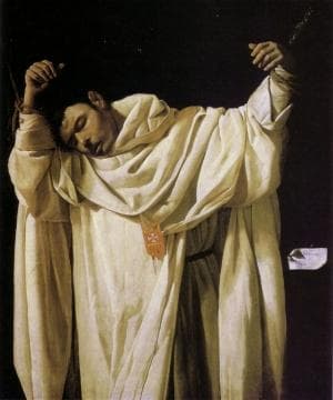 Detail of The Painting The Martyrdom of Saint Serapion By Francisco De Zurbaran 1628 Wadsworth Atheneum Hartford Connecticut