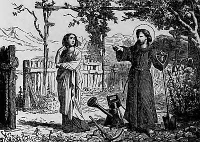 Saint Serenus Gardener Martyr From Pictorial Lives of The Saints