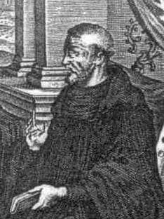 Detail of An Italian Holy Card of Saint Sigisbert of Disentis Date And Artist Unknown