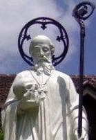 Detail of A Photograph of A Statue of Saint Sylvester Gozzolini Saint SylvesterS College Kandy Sri Lanka Sculptor Unknown Photographed On 3 March 2013 By Rmeyen