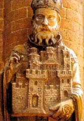 15Th Century Statue of Saint Theodore In Saint TheodoreS Church Pavia Italy Photographer Unknown