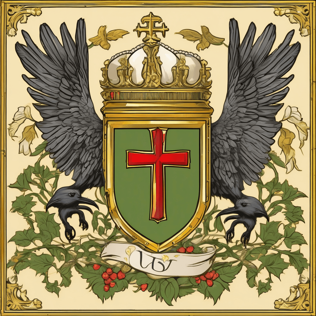 Illustration of Saint Theodoric Bishop From The Book Saints of The Order of Saint Benedict Designed By Father Amandus Liebhaber