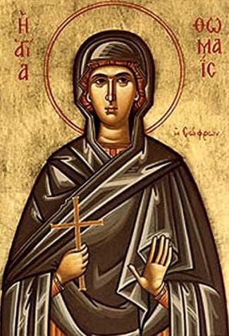 Icon of Saint Thomaides of Alexandria Date And Author Unknown