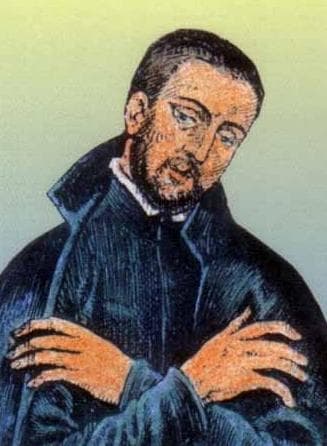 Detail of A Holy Card of Saint Thomas Garnet Date And Aritst Unknown