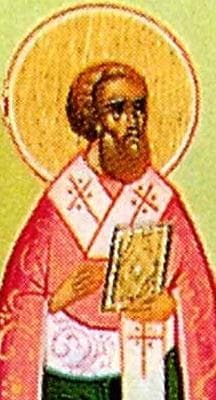 Detail of An Illustration of Saint Tryphillius of Leucosia Date And Artist Unknown