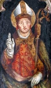 Painting of Saint Verano of Cavaillon