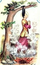 Detail of An Italian Holy Card of Saint Zoe of Rome By Bertoni Date Unknown Thanks Essepi