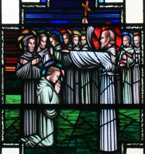 The Twelve Apostles of Ireland Receiving The Blessing of Saint Finian