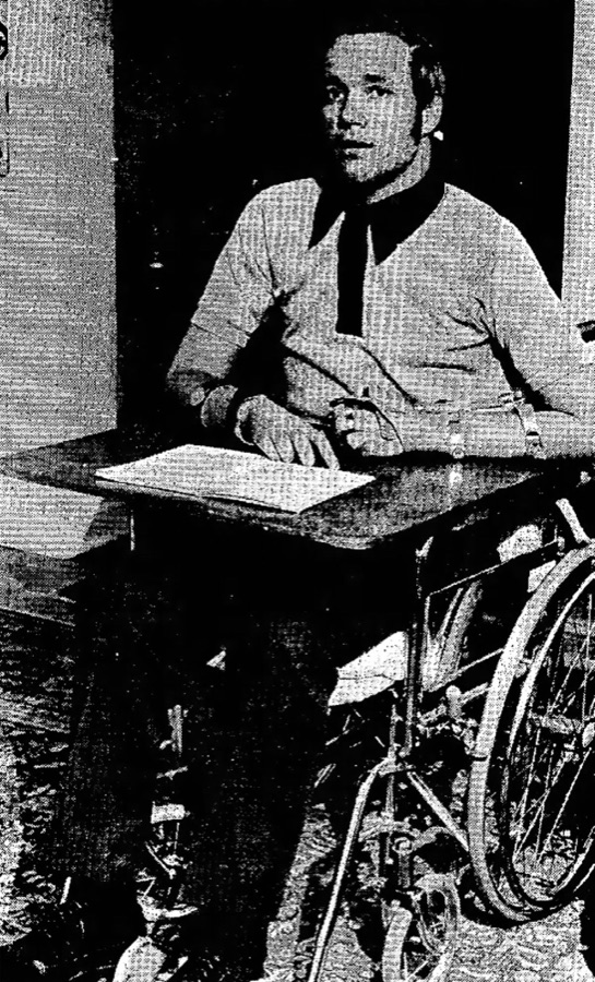 Father Bill Atkinson, OSA (Delaware County Daily Times, January 16, 1974)