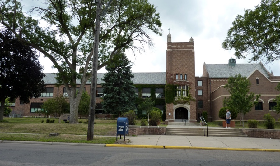 Cretin-Derham Hall High School, St. Paul, where Brother James taught before Guatemala