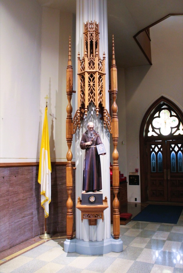 Statue of Blessed Solanus Casey, Cathedral of the Immaculate Conception, Fort Wayne